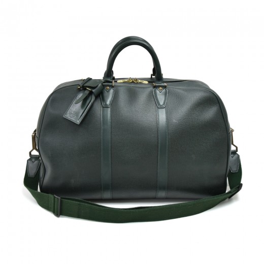 Louis Vuitton Olive Green Leather Shoulder Strap