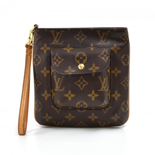 Pretty In Patina - This playfully Louis Vuitton Partition Bag is a quick  and easy way to carry all your essentials! Gotta love a Clutch!  #PrettyinPatina #LouisVuitton #Partition #Monogram #designer #LVclutch