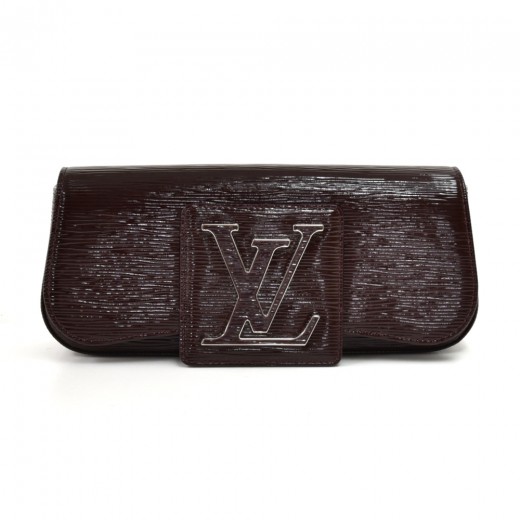 Louis Vuitton Louis Vuitton Sobe Electric Epi Brown Patent Leather