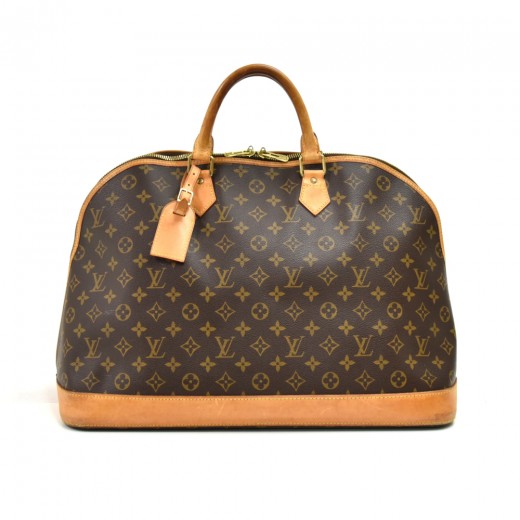 Vintage 1990's Handbag Authentic Louis Vuitton Alma Bag 