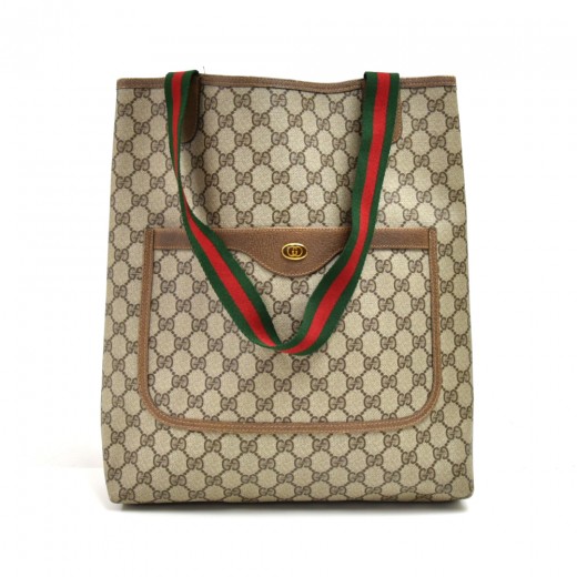 Gucci Supreme Coated Canvas Tote Bag