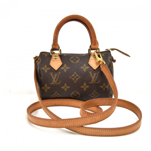 Louis Vuitton Nano Speedy / Mini HL cloth handbag - ShopStyle Tote Bags