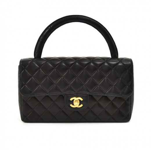 Timeless classique top handle leather handbag Chanel Black in Leather -  35808914