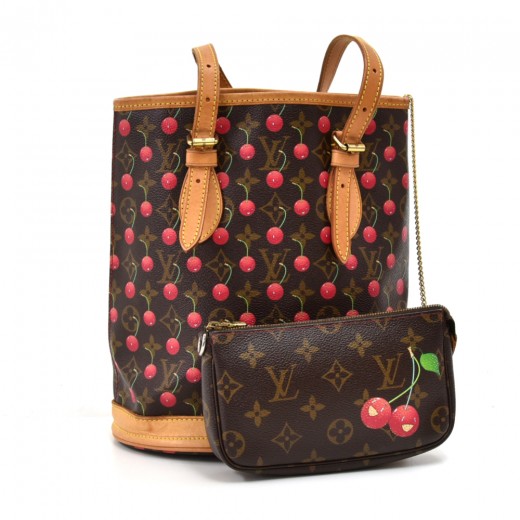 Sold at Auction: Faux Louis Vuitton Cherry Monogram Bag