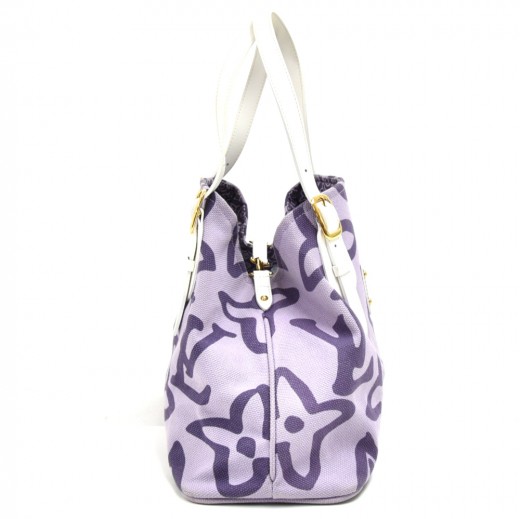 Louis Vuitton Limited Edition Lilac Tahitienne Cabas Pm Bag