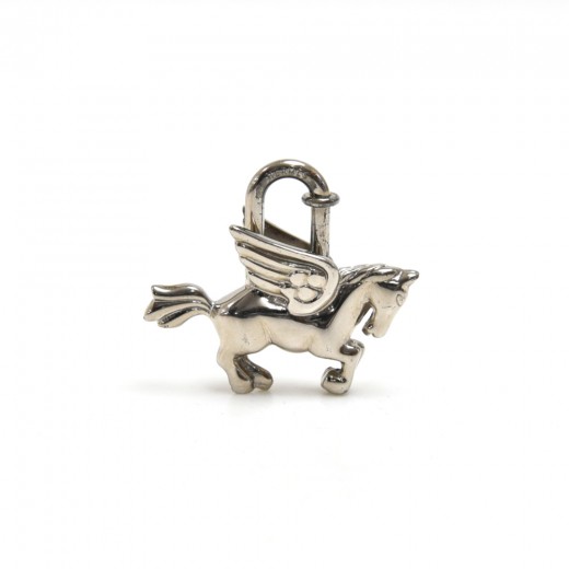 Hermès Pegasus Horse Charm Pegase Cadena Padlock in Palladium Silver - SOLD