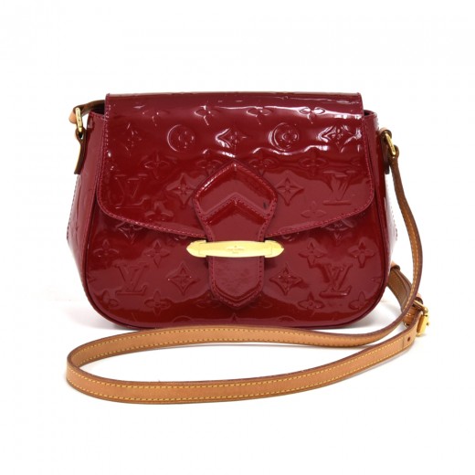 Louis Vuitton Monogram Vernis Bellflower GM - Burgundy Crossbody Bags,  Handbags - LOU784627