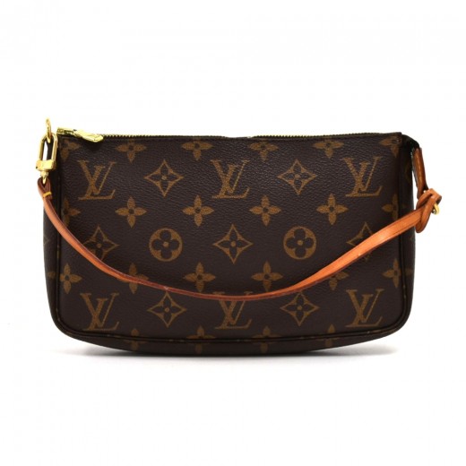 Louis Vuitton Clear Epi Plage Pochette Accessoires Wristlet Bag