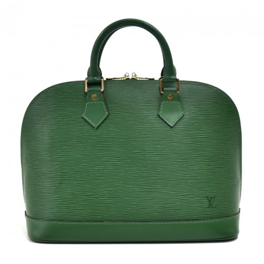 Louis Vuitton Green Epi Leather Alma MM
