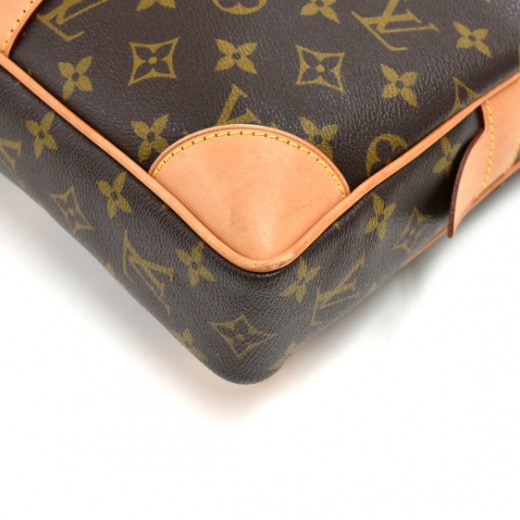 Louis Vuitton Monogram Porte Documents Senateur Pochette Briefcase Folder  Brown ref.291478 - Joli Closet