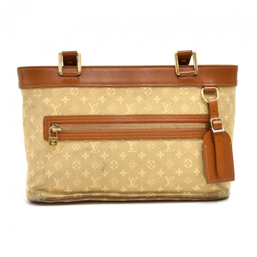 louis vuitton small beige bag