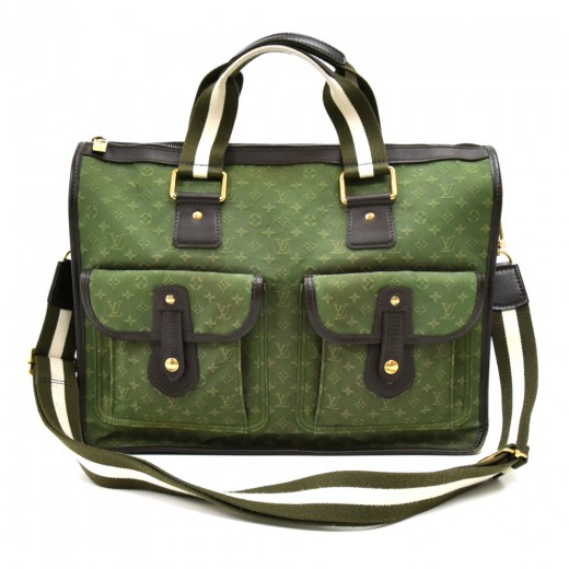 Green-Khaki-Cream, Weekender, Duffle bag, Monogrammed