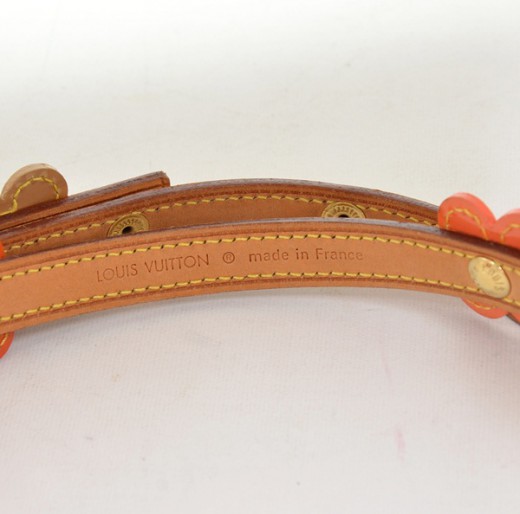 Louis Vuitton Signature Belt Monogram Chain MCA 35MM Orange in  Canvas/Leather with Orange - US