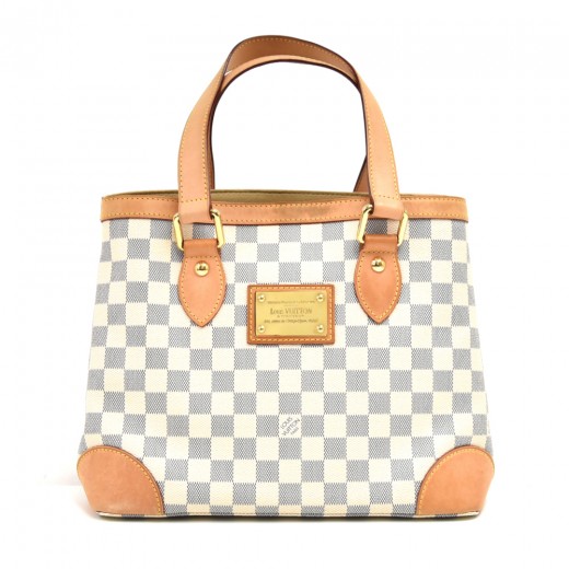 Louis Vuitton Hampstead Handbag Damier MM White 2204231