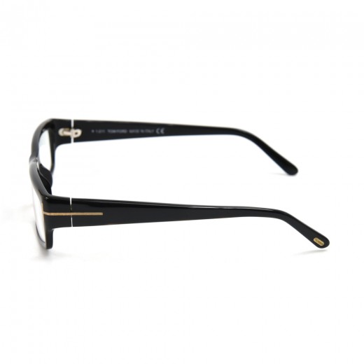 Others Tom Ford Black Rectangular Gold T Optical Eyeglasses TF5222 AF ...