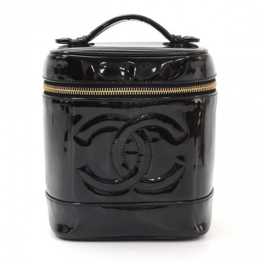 chanel black camera case bag