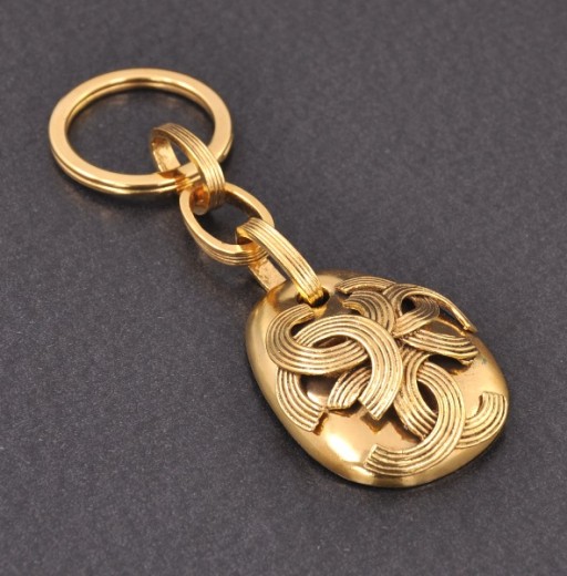 Chanel key ring Key holder COCO Gold Woman Authentic Used T1433