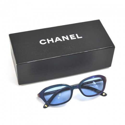 blue chanel glasses