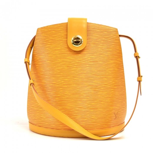 Louis Vuitton Tassel Yellow Epi Leather Petit Noe Bag Louis Vuitton