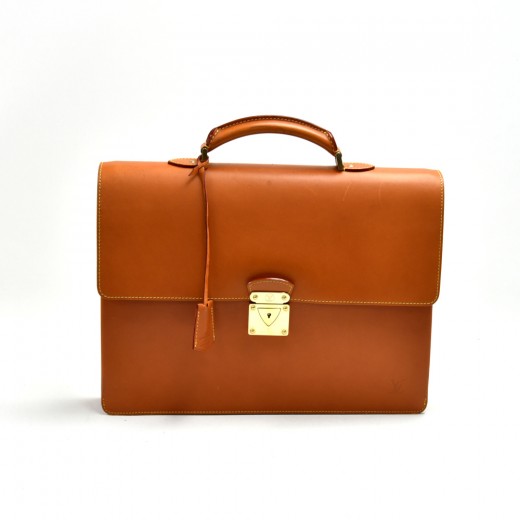 LOUIS VUITTON Tan Nomade Briefcase Shoulder Bag Crossbody Bag
