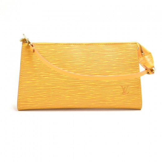 Louis Vuitton Louis Vuitton Pochette Accessoires Yellow Epi Leather