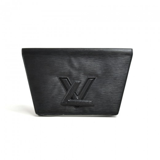 Louis Vuitton Vintage Louis Vuitton Pochette Trapeze GM Black Epi