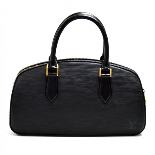Louis Vuitton Epi Jasmine Leather Handbag (pre-owned) in Black