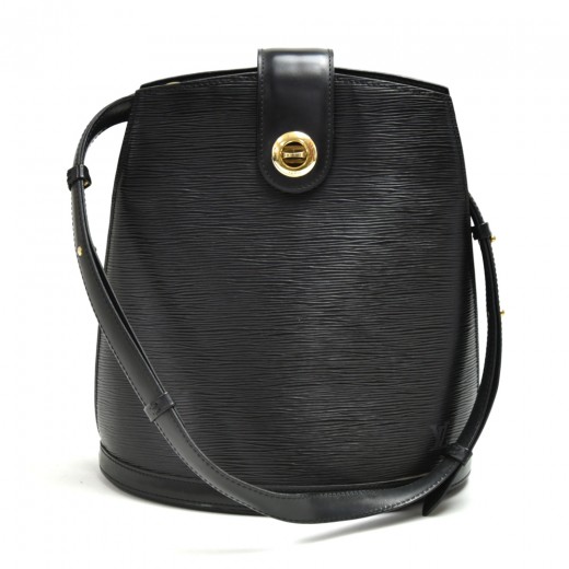 Louis Vuitton Vintage Black Epi Leather Cluny Shoulder Bag, Best Price and  Reviews