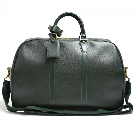 Louis Vuitton Louis Vuitton Kendall PM Black Taiga Leather Travel Bag