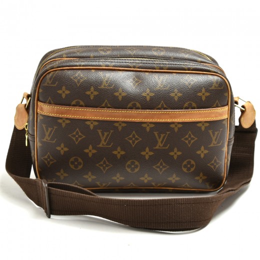 Pre-Owned Louis Vuitton Reporter PM Monogram PMBrown 