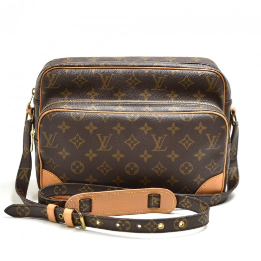Louis Vuitton Authentic Monogram Nil Cross Body Shoulder Bag from