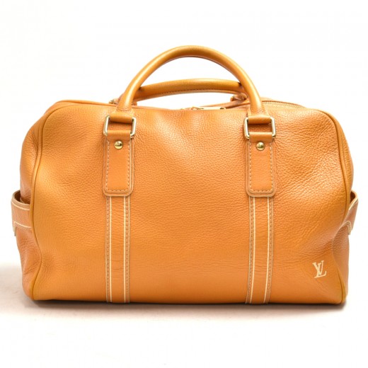 Louis Vuitton Louis Vuitton Carryall Orange Tobago Leather Travel