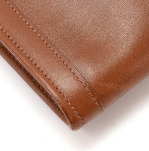 Jige leather clutch bag Hermès Brown in Leather - 21517927