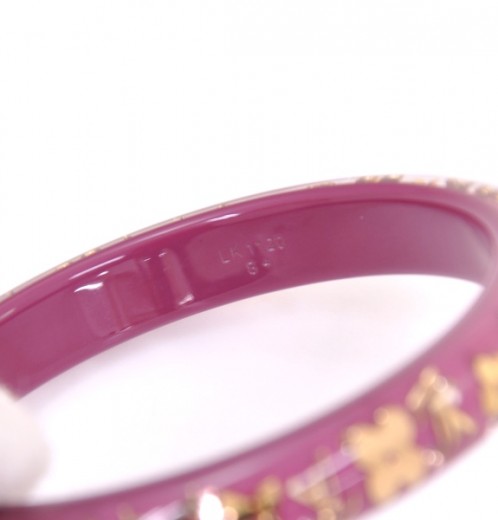 Louis Vuitton Resin Wide Inclusion Bangle - Purple, Brass Bangle, Bracelets  - LOU810497