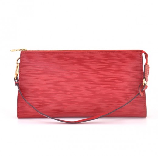 Louis Vuitton Red Epi Leather Pochette Accessoires (Authentic Pre-Owned) -  ShopStyle Shoulder Bags