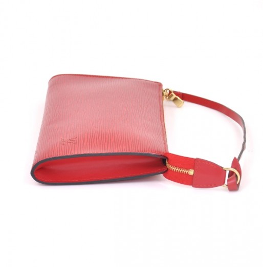 Louis Vuitton Red Epi Leather Pochette Accessories 24
