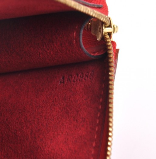 Louis Vuitton Clear Red Epi Leather Plage Clear Pochette Accessoires 1 –  Bagriculture