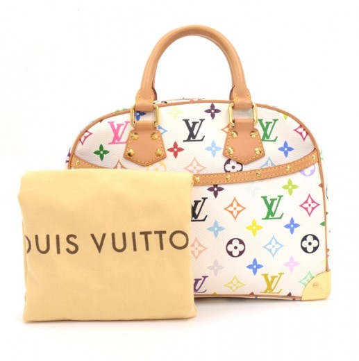 Louis Vuitton Original Limited Tote Bag Canvas White Multi Free