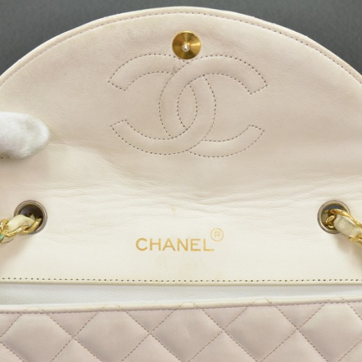CHANEL CC CHARM Matelasse W Chain Shoulder Tote Bag Leather Used 231009T  $1,399.62 - PicClick AU