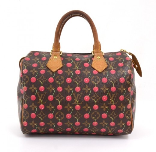 Pre-owned Louis Vuitton Brown/pink Monogram Canvas And Leather