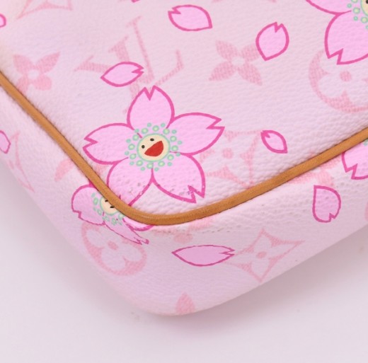 Cherry Blossom Pochette Bag - Pink Monogram – ZAK BAGS