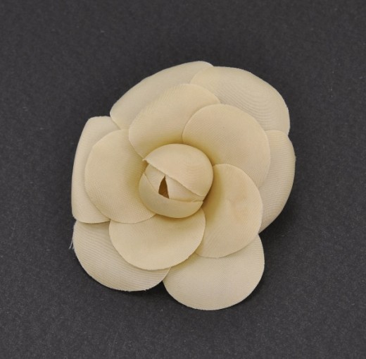 Chanel Vintage Chanel Ivoly Camellia Flower Brooch Pin Chanel Vintage Chanel Ivoly Camellia Flower Brooch Pin