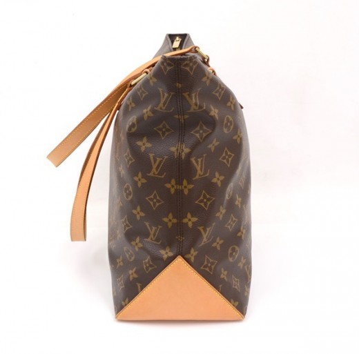 Louis Vuitton // 2006 Brown Monogram Canvas Cabas Mezzo Tote Bag