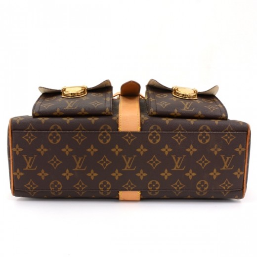 Manhattan leather handbag Louis Vuitton Brown in Leather - 22854721
