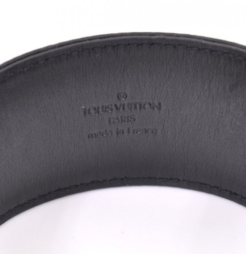 Leather bracelet Louis Vuitton Black in Leather - 33544960