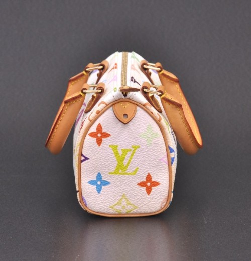 Authentic Vintage Louis Vuitton White Multicolour Monogram Mini Speedy,  Luxury, Bags & Wallets on Carousell