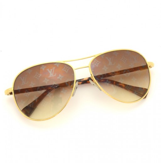 Louis Vuitton Damier Ebene Conspiration Pilote Sunglasses - ShopperBoard