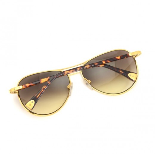 Louis Vuitton Havana Brown/Brown Gradient Z0164U Conspiration Pilote  Aviator Sunglasses