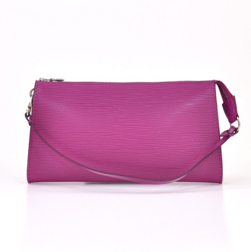 Louis Vuitton Purple Epi Leather Pochette Accessories NM Bag For