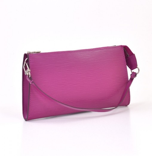 Louis Vuitton LV Brea MM Handbag Shoulder Bag M40965 Epi Leather Purple